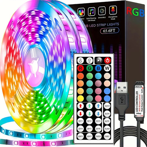 Striscia led luci con tasti - luci, 44