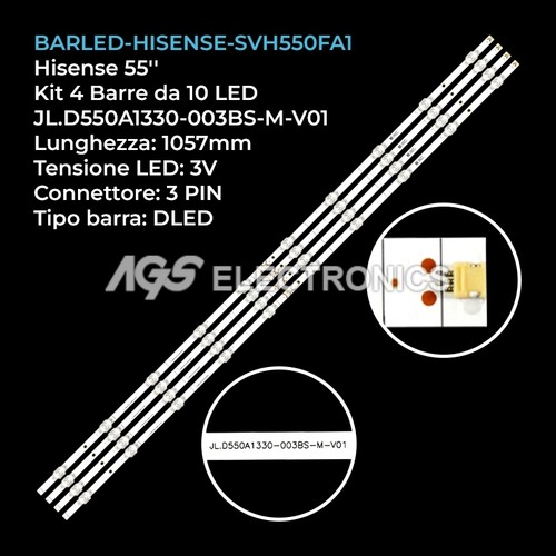 Kit barre strip - 4, tv