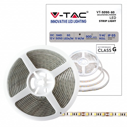 Tac strip led smd5050 - v-tac, 11w/m
