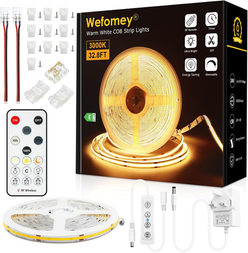 Striscia led cob bianca luci - striscia,