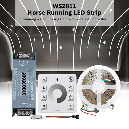 Striscia led 10m ws2811 - striscia,