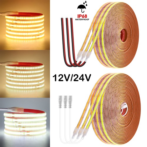 Striscia led cob - 24v, ip68