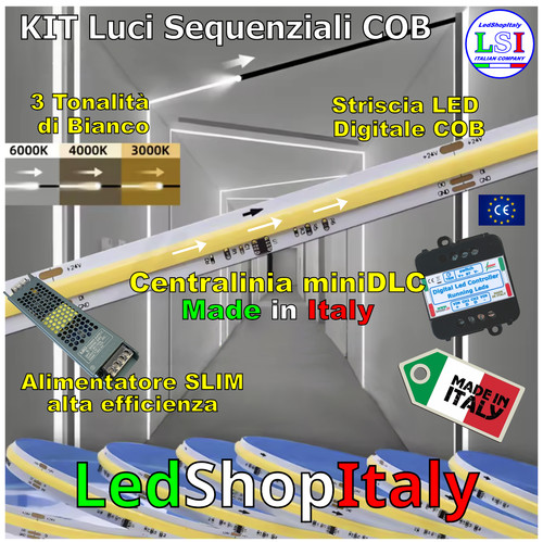 Strisce led cob sequenziali - cob,
