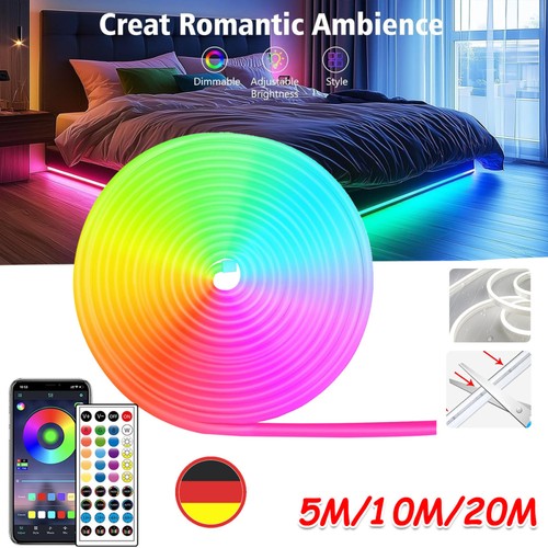 Striscia led neon 20 m - neon,