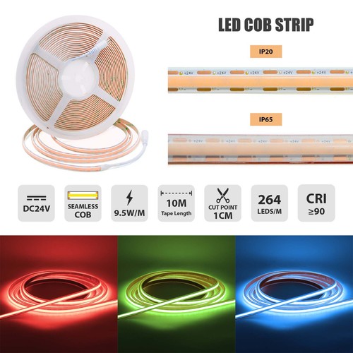 Striscia led cob - cob, luce