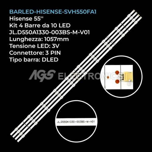 Kit barre strip led - 10,